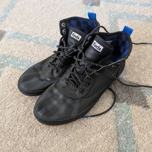 Keds Scout Splash Rain Boots, Black, Size 6